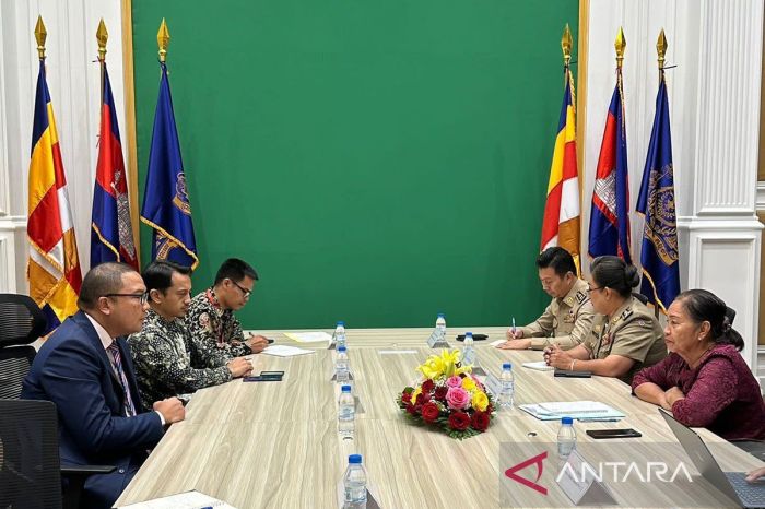 Indonesia dan Kamboja Perkuat Kerja Sama Tangkal Perdagangan Orang