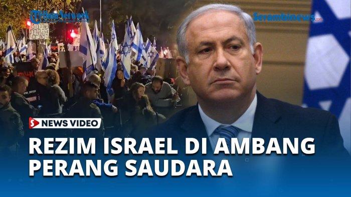 Demo Israel Meluas, Benjamin Netanyahu Dicap Memecah Belah Masyarakat Tel Aviv Digempur, Netanyahu dan Menhan Berlindung