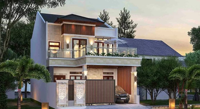 Tren Fasad Rumah Tropis Kekinian