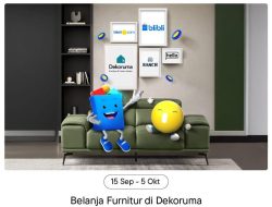 Tiket Rewards Kolaborasi dengan Dekoruma, Belanja Furnitur Lebih Menguntungkan