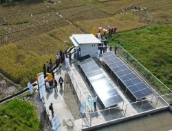 Pembangunan 2 PLTS Irigasi di Muara Enim, Petani Dapat 3 Kali Panen Setahun