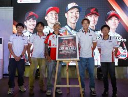 Mitra Bengkel Temui Pembalap Idemitsu Honda Team Asia Menjelang MotoGP Mandalika