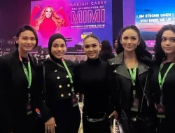 Potret Artis Menyaksikan Konser Mariah Carey di Jakarta Bersama Keluarga Krisdayanti