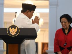 Megawati Kirim Bunga Anggrek Merah Putih untuk Ultah Prabowo ke-74