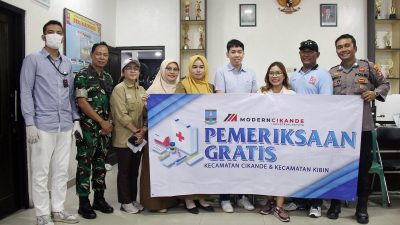 Pemeriksaan Kesehatan Gratis untuk 1250 Warga di Dua Kecamatan Cikande Modern