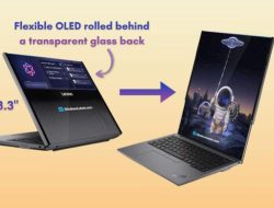 Laptop Futuristis dengan Layar Transparan Muncul Jelang CES 2026