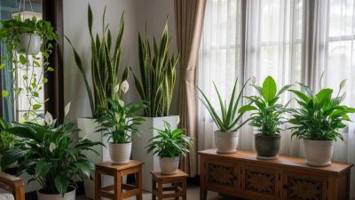 8 Tanaman Hias Ideal untuk Sudut Ruangan dengan Pencahayaan Rendah