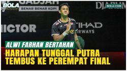 Alwi Farhan Raih Perempat Final di Indonesia Masters 2026 Penuh Drama