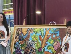 Caleb Putra Verlita Evelyn Dukung Perlindungan Satwa Langka Melalui Seni Lukis