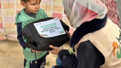 Jaket Anak-anak Gaza Palestina, Penghangat Sederhana Saat Musim Dingin Ekstrem